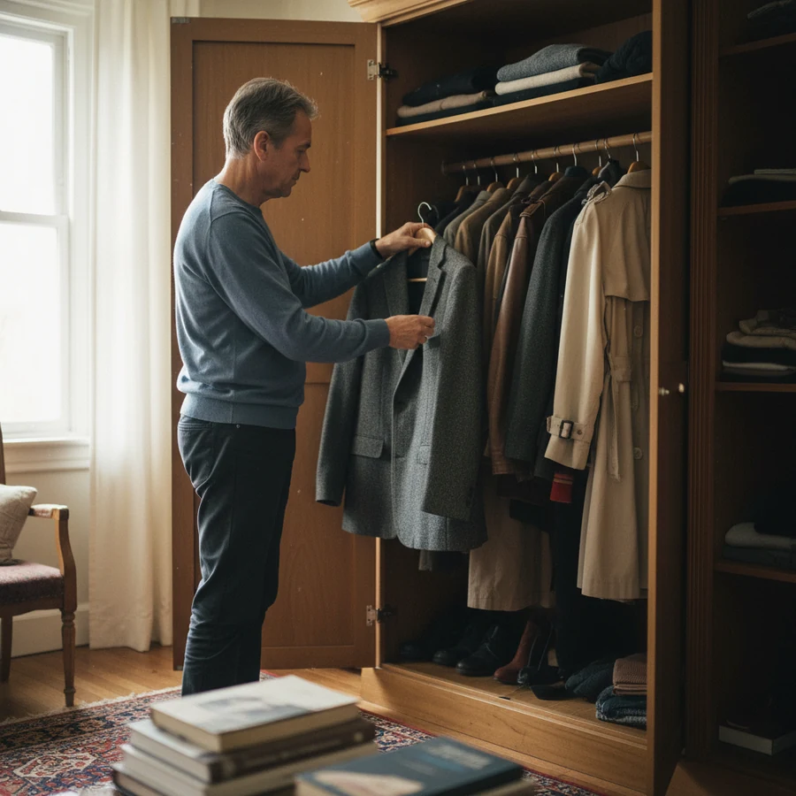 Person in their fifties moving comfortably at home, the kind of everyday ease a boswellia joint routine aims to support