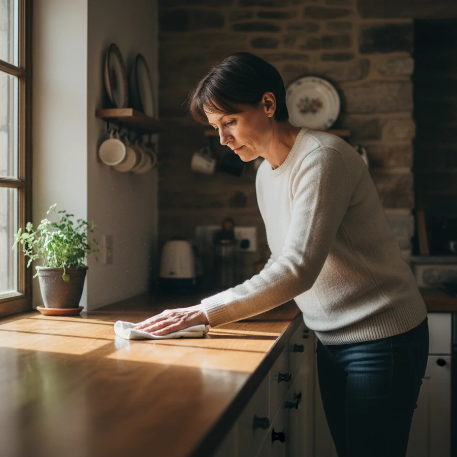 Person moving comfortably through everyday tasks, the real goal of a joint-care routine